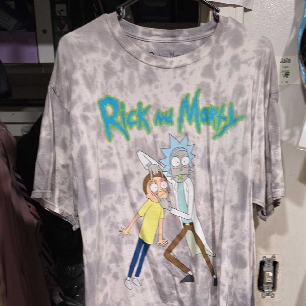 Gray Short Sleeve Rick and Morty Tee